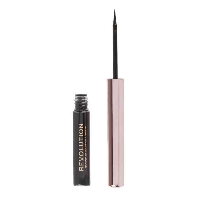 MAKEUP REVOLUTION akių kontūro skystis su plunksnele, 2,4 ml