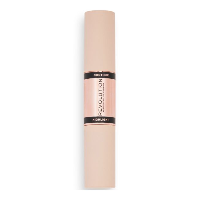 MAKEUP REVOLUTION CONTOUR dvipusis veido bruožų modeliavimo pieštukas, 4,3 g