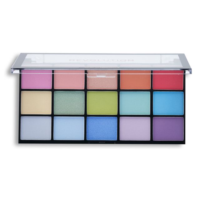 MAKEUP REVOLUTION RELOADED SUGAR PIE akių vokų šešėlių paletė, 15 x 1,1 g