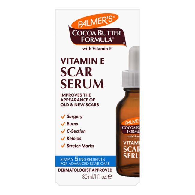 PALMER'S COCOA BUTTER FORMULA VITAMIN E randų serumas, 30 ml