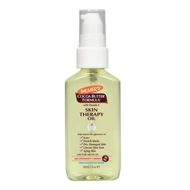 PALMER'S COCOA BUTTER FORMULA SKIN THERAPY kūno ir veido aliejus, 60 ml