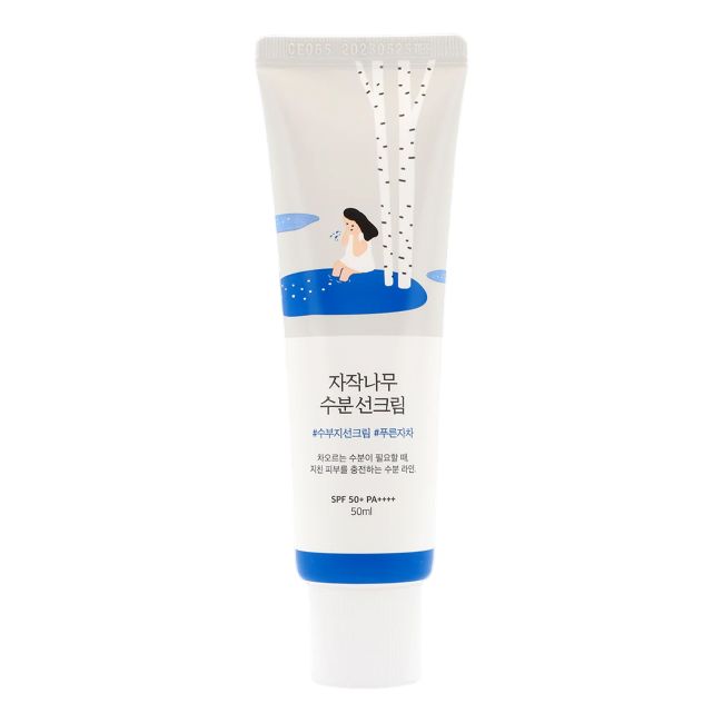 ROUND LAB BIRCH JUICE SUNSCREEN SPF50 veido kremas nuo saulės