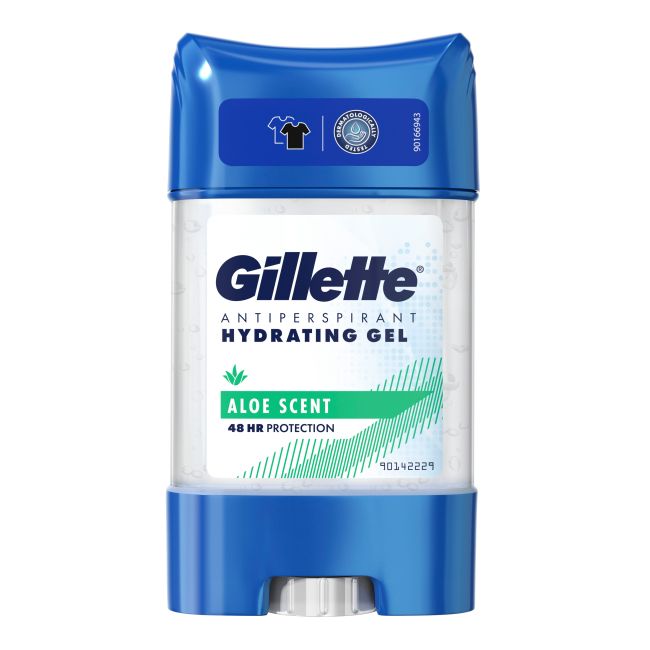 GILLETTE HYDRATING GEL ALOE SCENT pieštukinis antiperspirantas, 70 ml