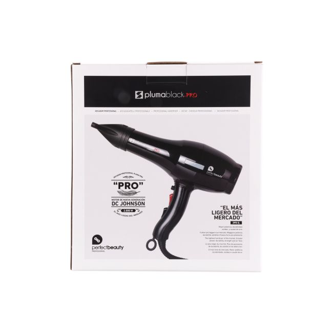 PERFECT BEAUTY  PROFESSIONAL PLUMA BLACK.PRO plaukų džiovintuvas