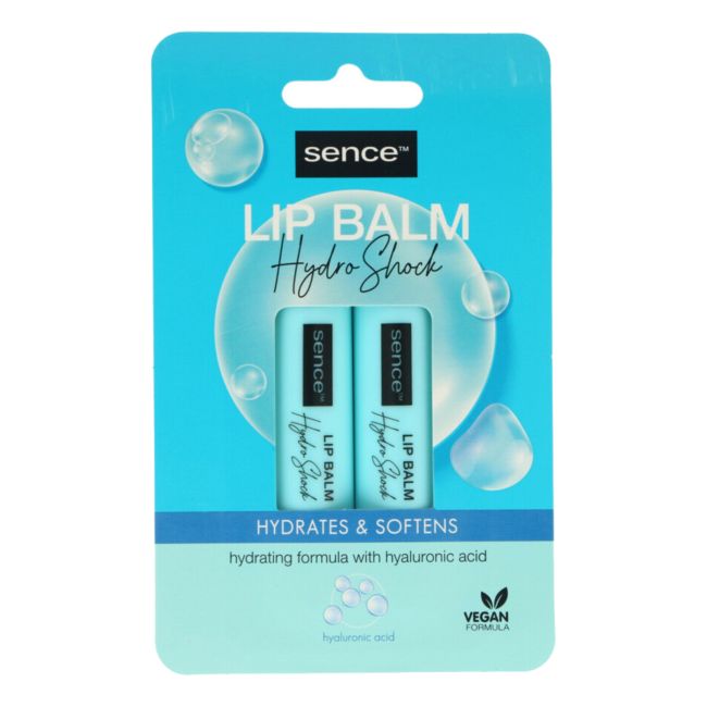 SENCE HYDRO SHOCK lūpų balzamai (2 x 4,3 g)