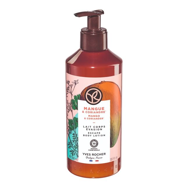 YVES ROCHER MANGUE & CORIANDRE kūno losjonas, 390 ml