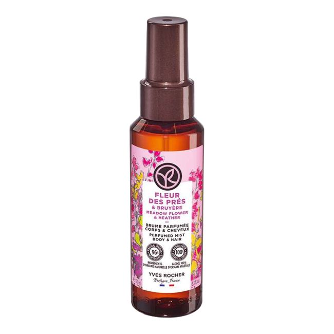 YVES ROCHER MEADOW FLOWER & HEATHER kūno ir plaukų dulksna, 100 ml