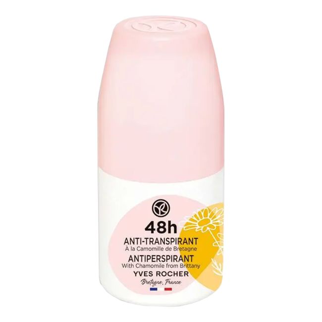 YVES ROCHER CHAMOMILE 48H rutulinis antiperspirantas, 50 ml