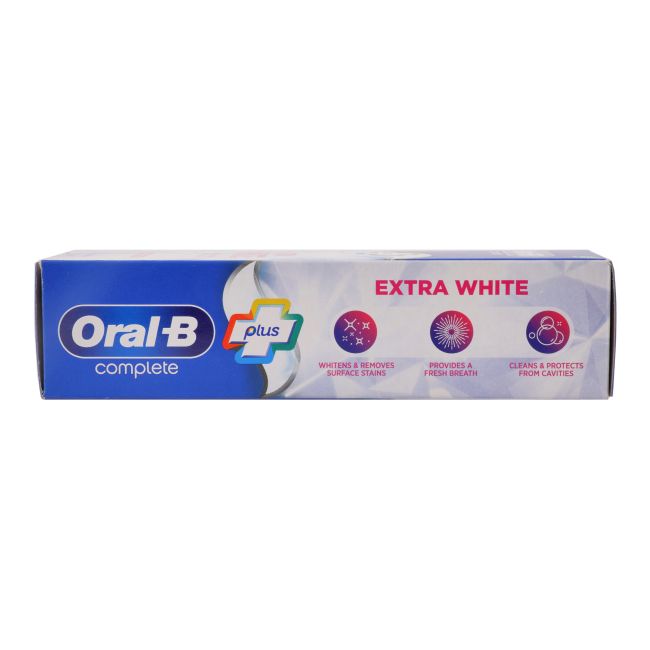 ORAL-B COMPLETE PLUS EXTRA WHITE dantų pasta, 75 ml