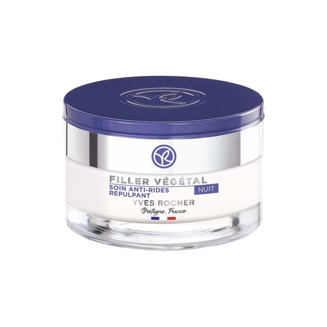 YVES ROCHER ANTI-WRINKLE PLUMPING CARE naktinis veido kremas, 50 ml