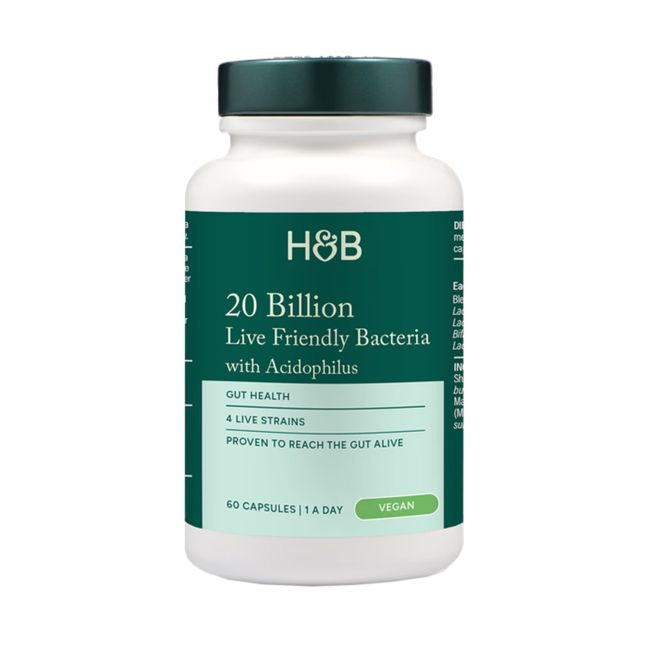 H&B gerosios bakterijos, 20 milijardų, 60 kapsulių
