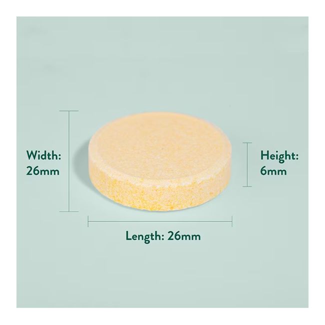 H&B HIGH STRENGTH vitaminas C ir cinkas, 20 šnypščiųjų tablečių