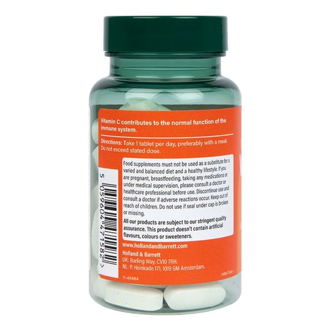 H&B HIGH STRENGTH Vitaminas C 1000 MG, 60 tablečių