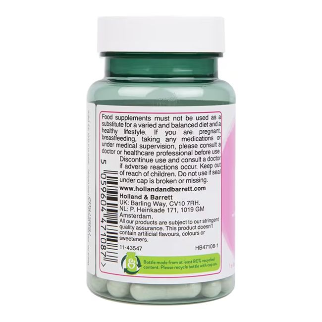 H&B HIGH STRENGTH vitaminų kompleksas su biotinu plaukams, 30 kapsulių