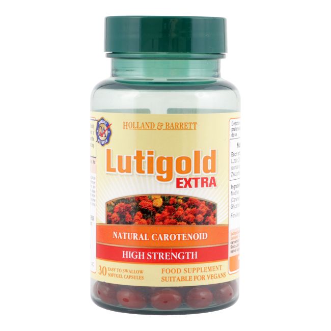 H&B Liuteinas EXTRA 20 MG, 30 minkštų kapsulių