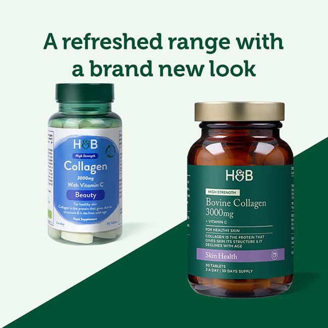 H&B HIGH STRENGTH Kolagenas 3000 MG, 90 tablečių