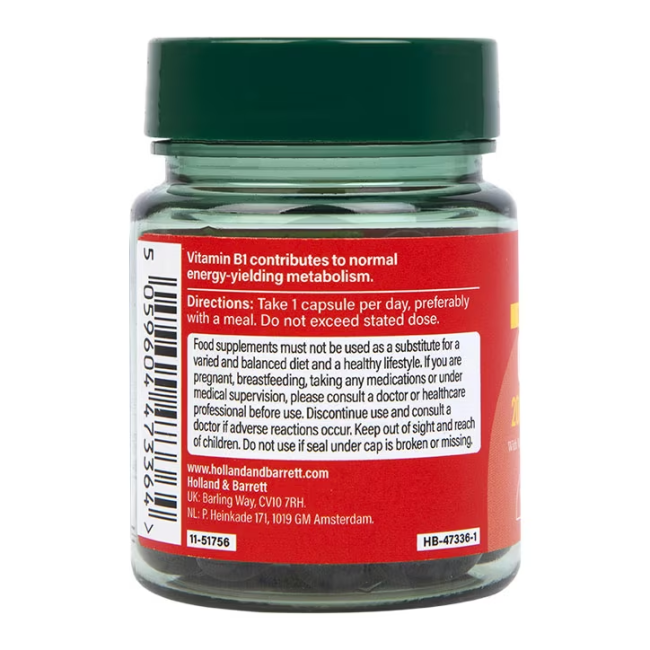 H&B SUPER STRENGTH Kofermentas Q10 200 MG, 30 kapsulių