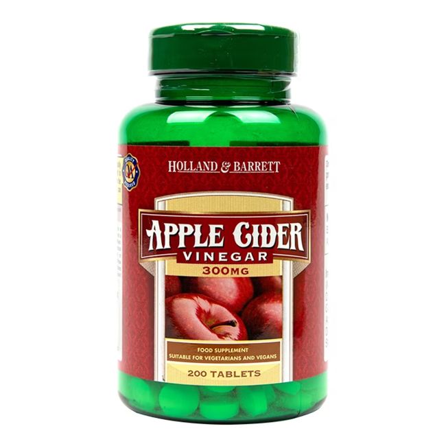 H&B Obuolių sidro actas 300 MG, 200 tablečių