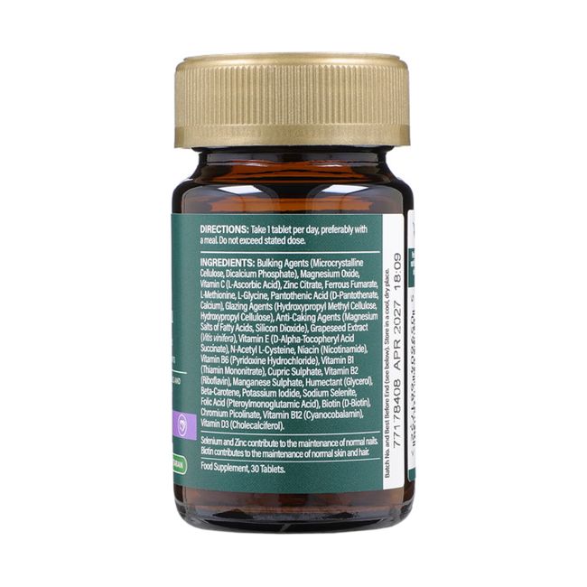 H&B Vitaminai odai, plaukams ir nagams, 30 tablečių