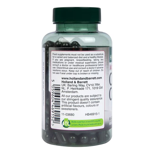 H&B Aktyvuota anglis 1560 MG, 120 kapsulių
