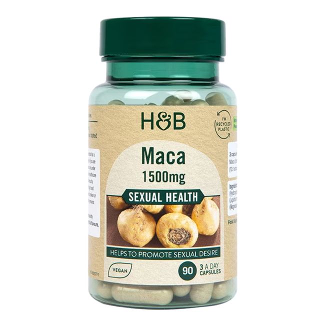 H&B MACA 1500 MG, 90 kapsulių