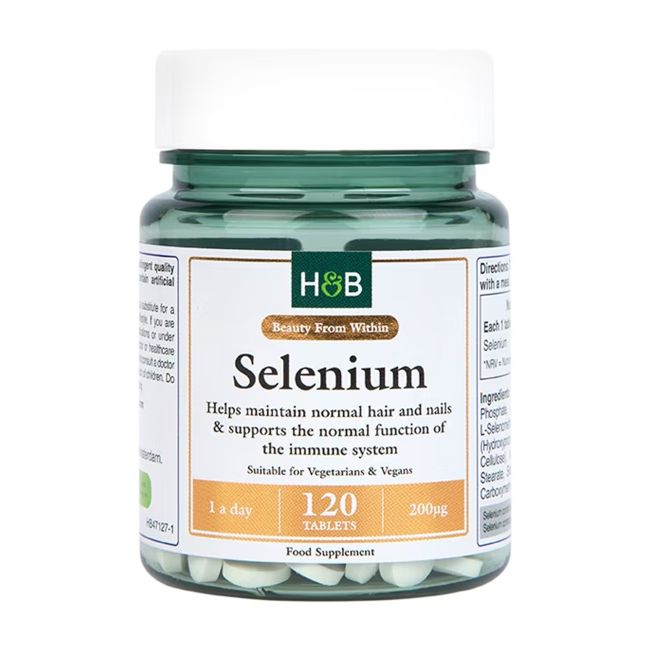H&B Selenas 200 µg, 120 tablečių