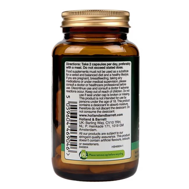 H&B EXPERT TRIPLE ACTION BIOTIC GUT FORMULA gerosios bakterijos, 50 milijardų, 60 kapsulių
