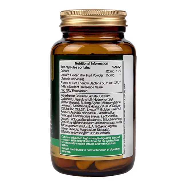 H&B EXPERT TRIPLE ACTION BIOTIC GUT FORMULA gerosios bakterijos, 50 milijardų, 60 kapsulių