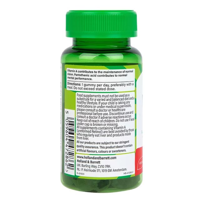 H&B Vaikams Multivitaminai + OMEGA 3, 30 guminukų