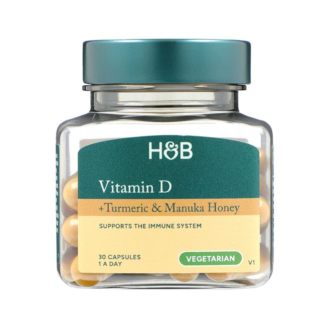 H&B Ciberžolė + Manukos medus, 30 kapsulių