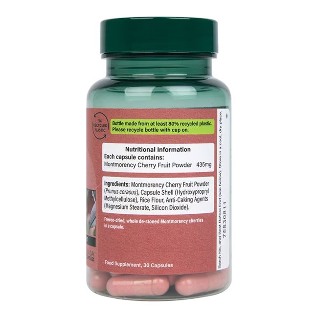 H&B Montmorency vyšnios 435 MG, 30 kapsulių