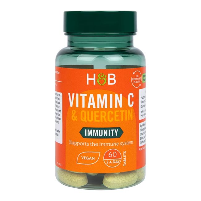 H&B Vitaminas C ir Kvercetinas, 60 tablečių