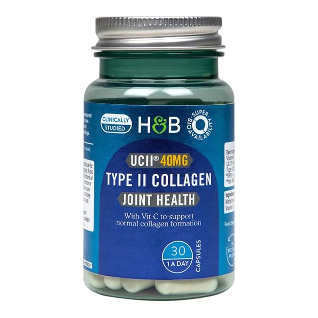 H&B UCII® Antro tipo kolagenas 40 MG, 30 kapsulių