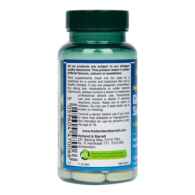 H&B HIGH STRENGTH gliukozamino sulfatas ir chrondroitinas, sąnariams, 60 tablečių