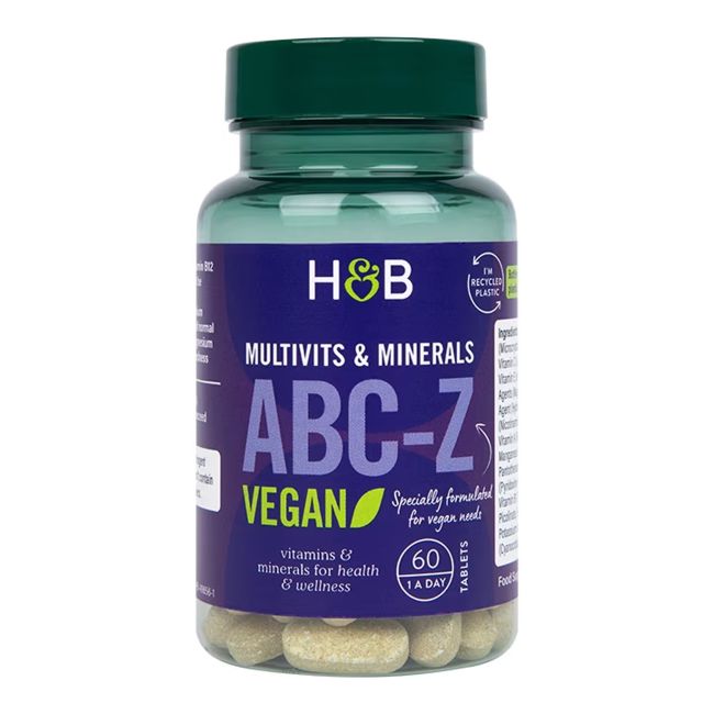 H&B ABC-Z Veganiški multivitaminai, 60 tablečių