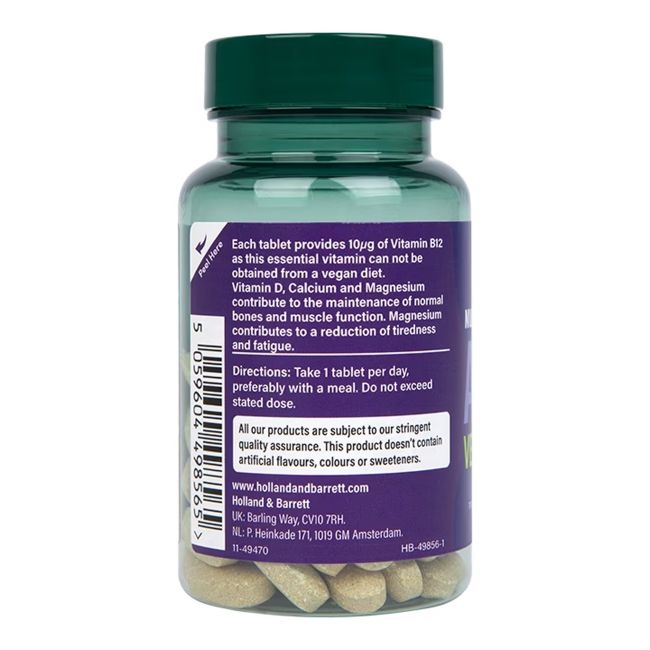 H&B ABC-Z Veganiški multivitaminai, 60 tablečių
