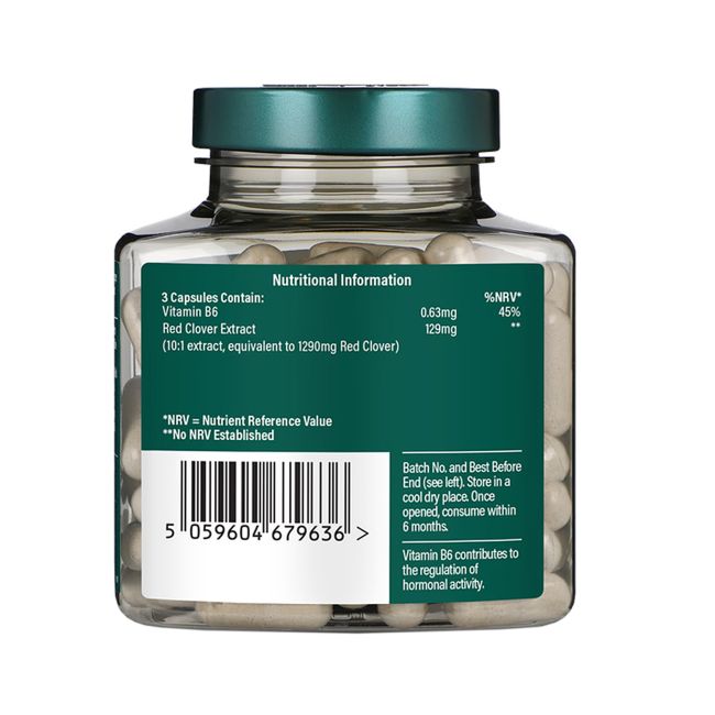 H&B Raudonųjų dobilų ekstraktas 1290 mg, 100 kapsulių
