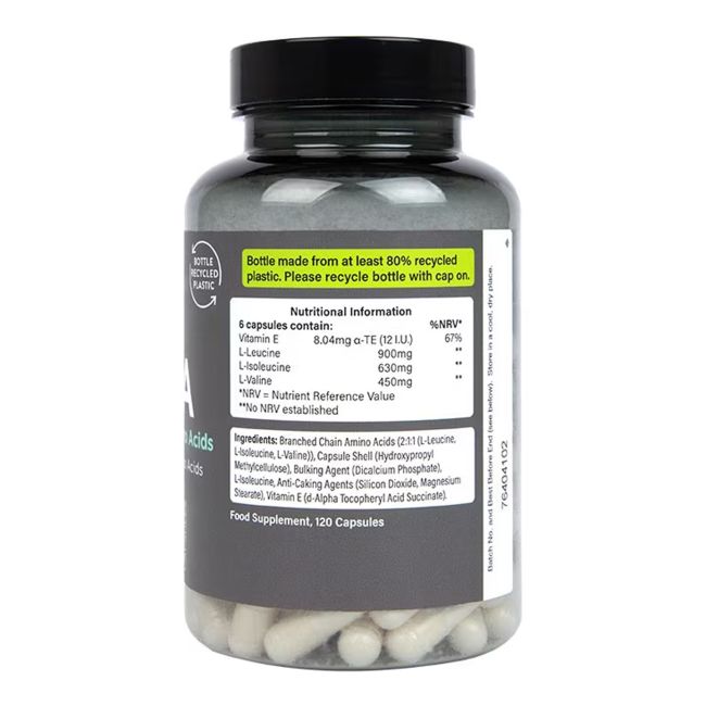 PE NUTRITION BCAA aminorūgštys, 120 tablečių