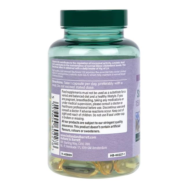 H&B HIGH STRENGTH Šalto spaudimo vaistinė agurklė 1500 MG, 60 kapsulių