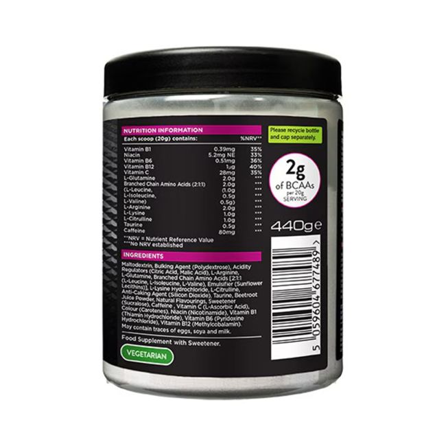 H&B PRECISION ENGINEERED PERFORMANCE PRE WORKOUT milteliai, 440 g