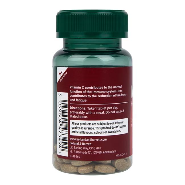 H&B Multivitaminai su geležimi, 60 tablečių