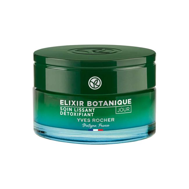 YVES ROCHER ELIXIR BOTANIQUE DETOXIFYING SMOOTHING CARE dieninis veido kremas, 50 ml