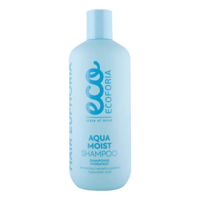 ECO ECOFORIA AQUA MOIST drėkinamasis plaukų šampūnas, 400 ml