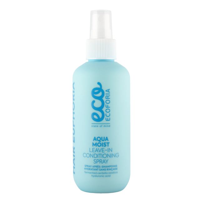 ECO ECOFORIA AQUA MOIST nenuplaunamas drėkinamasis plaukų kondicionierius, 200 ml