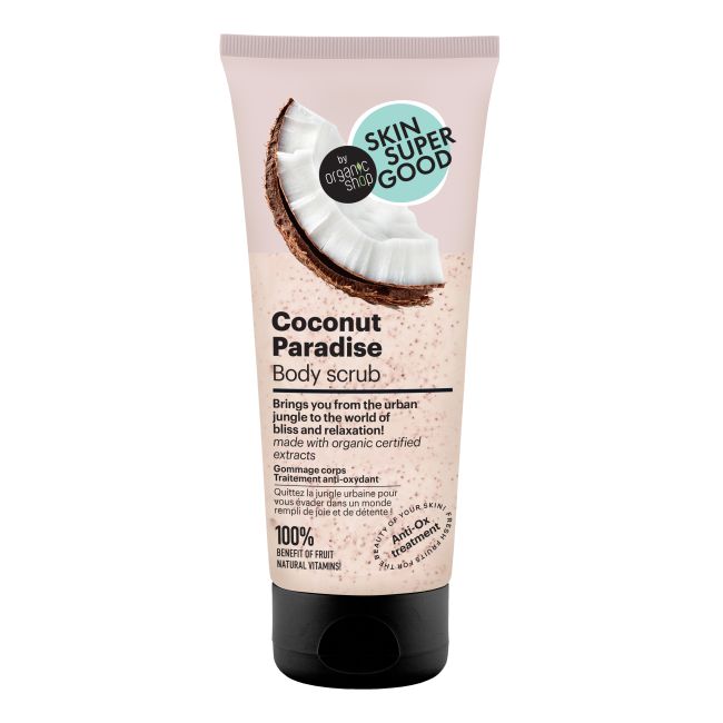 SKIN SUPER GOOD COCONUT PARADISE kūno šveitiklis, 200 ml