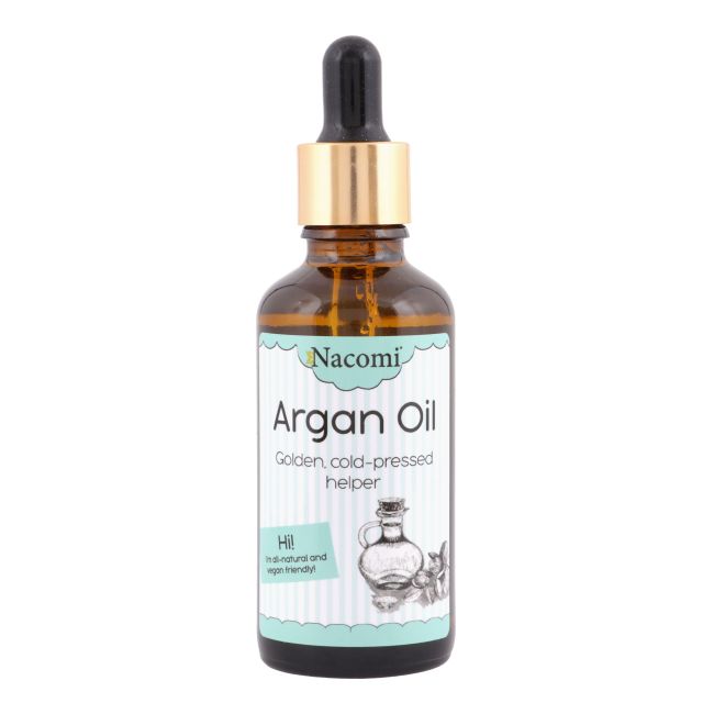 NACOMI ARGAN OIL veido, kūno ir plaukų aliejus, 50 ml