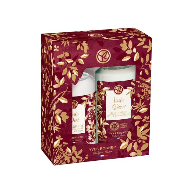 YVES ROCHER VOILE DORE tualetinis vanduo ir vonios, dušo želė (100 + 200 ml)