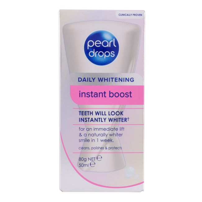 PEARL DROPS INSTANT BOOST dantų pasta, 50 ml