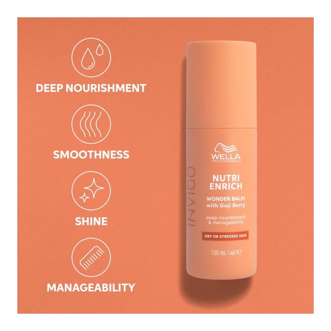 WELLA PROFESSIONALS INVIGO NUTRI ENRICH WONDER plaukų balzamas, 150 ml
