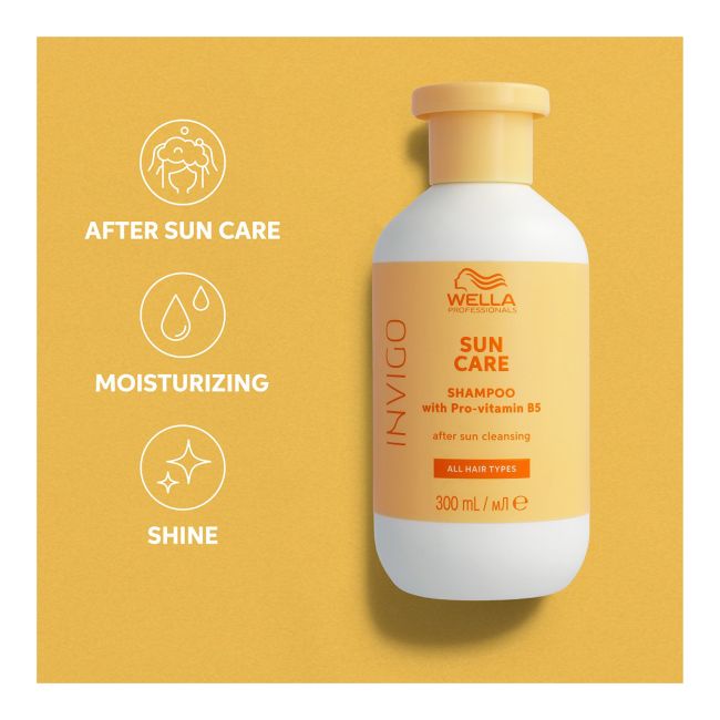 WELLA PROFESSIONALS INVIGO SUN CARE plaukų šampūnas, 300 ml
